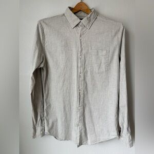 Men's Bonobos Slim Fit Stretch Casual Button-Down Shirt, Grey Checkered, Medium